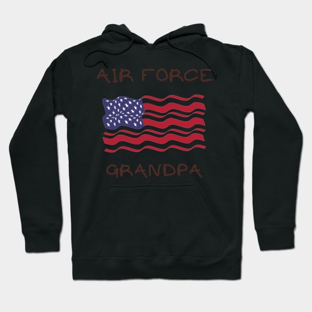 Air force grandpa Hoodie by IOANNISSKEVAS